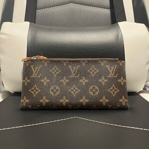 Louis Vuitton Lisa Wallet Brown, orange, and tan